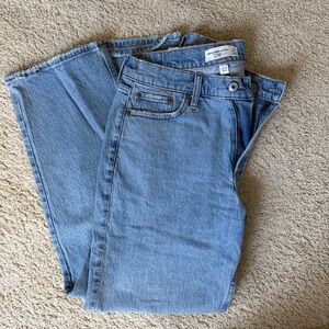 Abercrombie Curve Love Low Rise Baggy Jeans Size 27